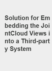 Solution for Embedding the JointCloud Views into a Third-party System-admin